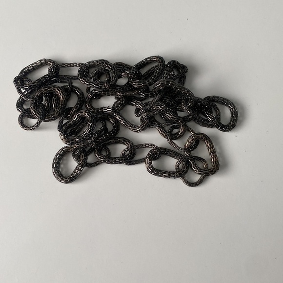 Chunky Chain link necklace dark metal Express - Picture 7 of 7